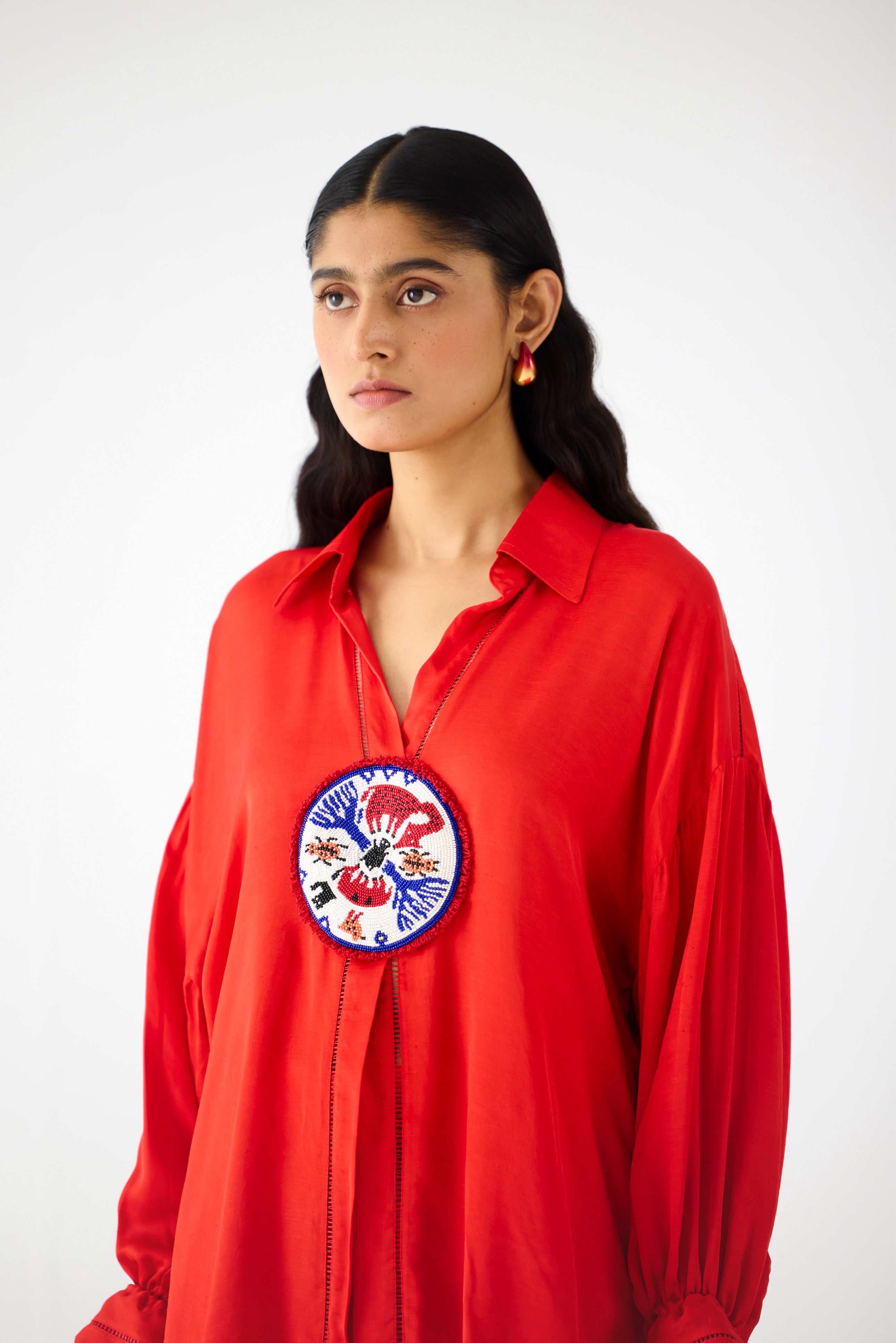 ZULU LINEN RED SHIRT