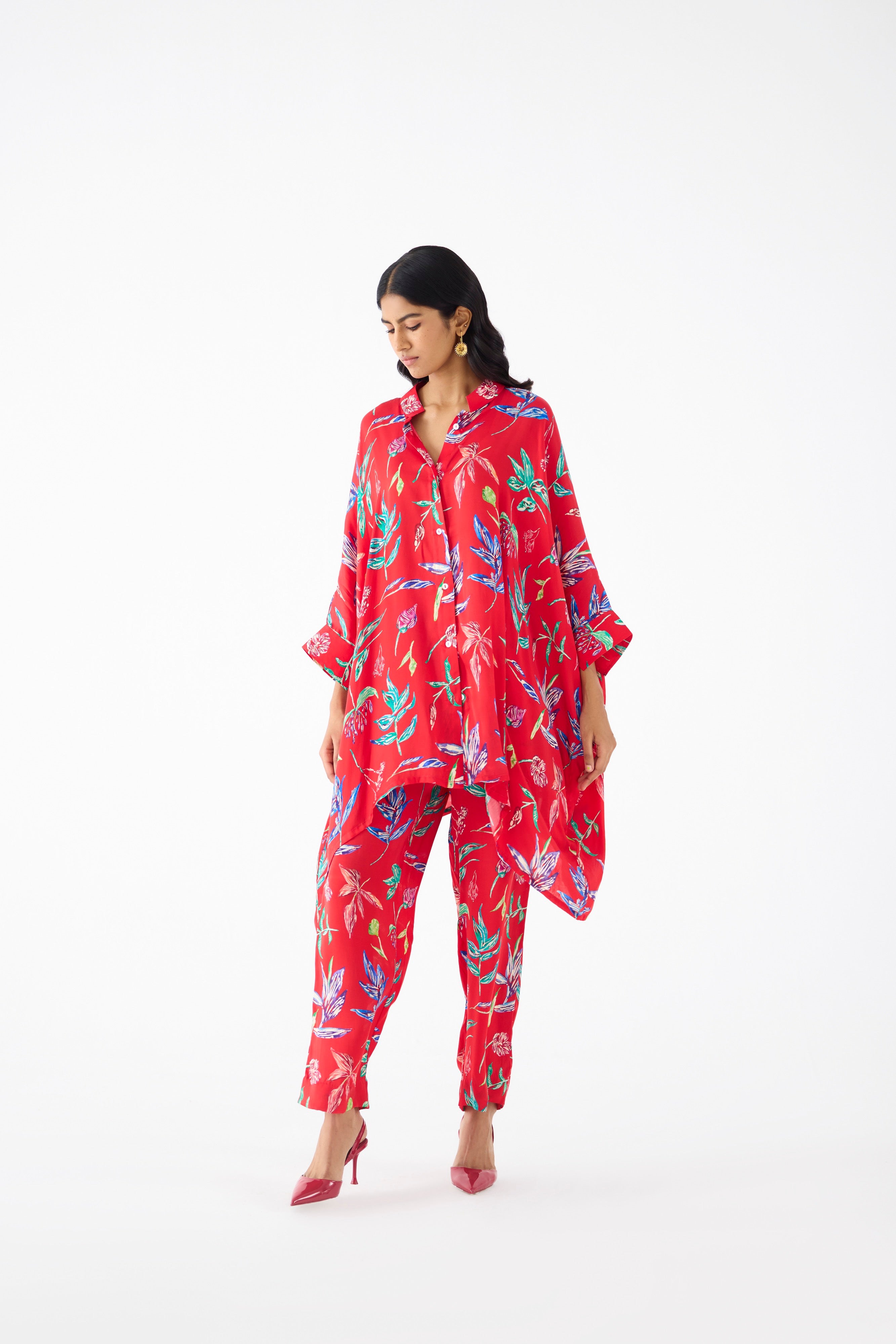 BOTANICA SHORT KIMONO AND PANTS CO-ORD