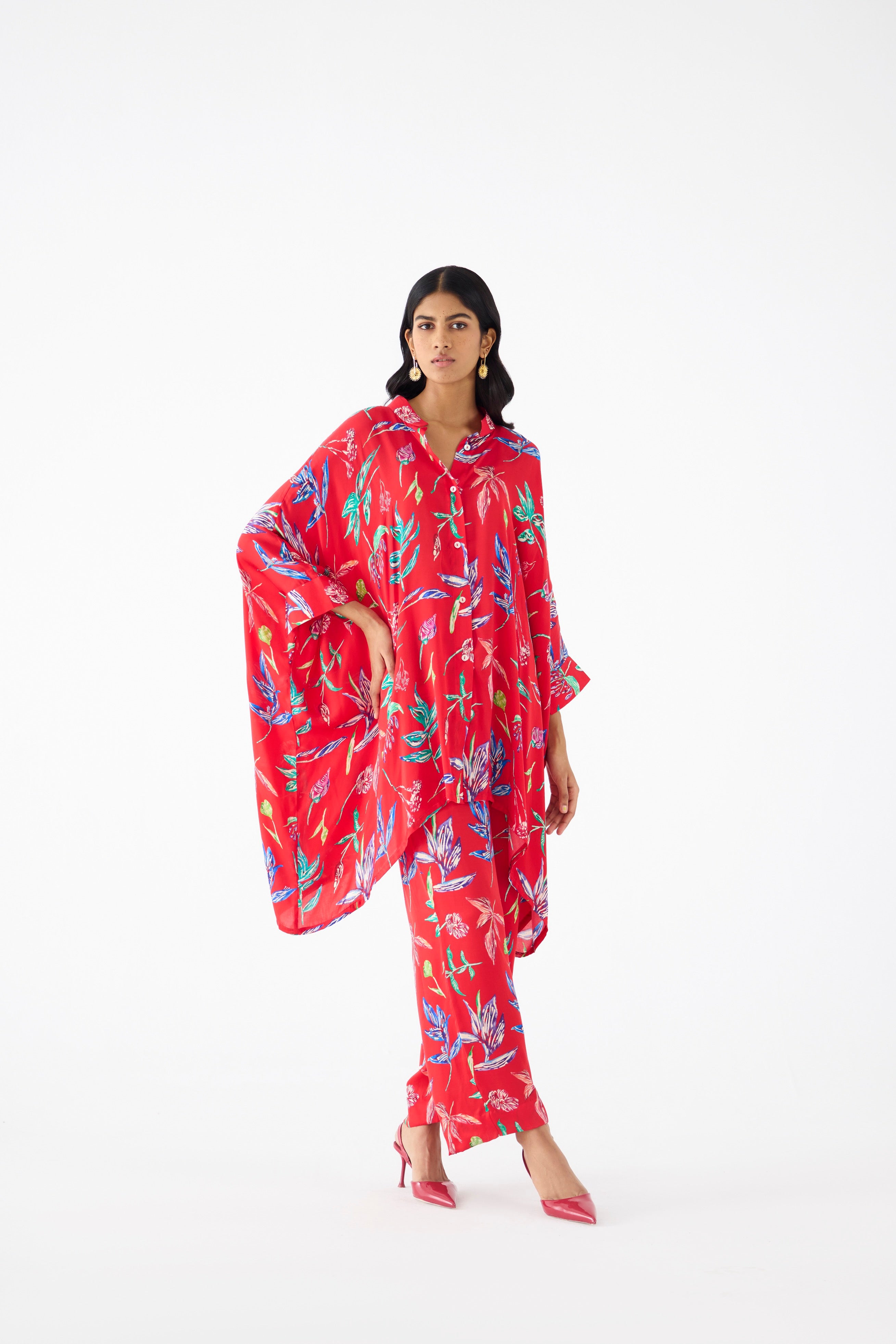 BOTANICA SHORT KIMONO AND PANTS CO-ORD