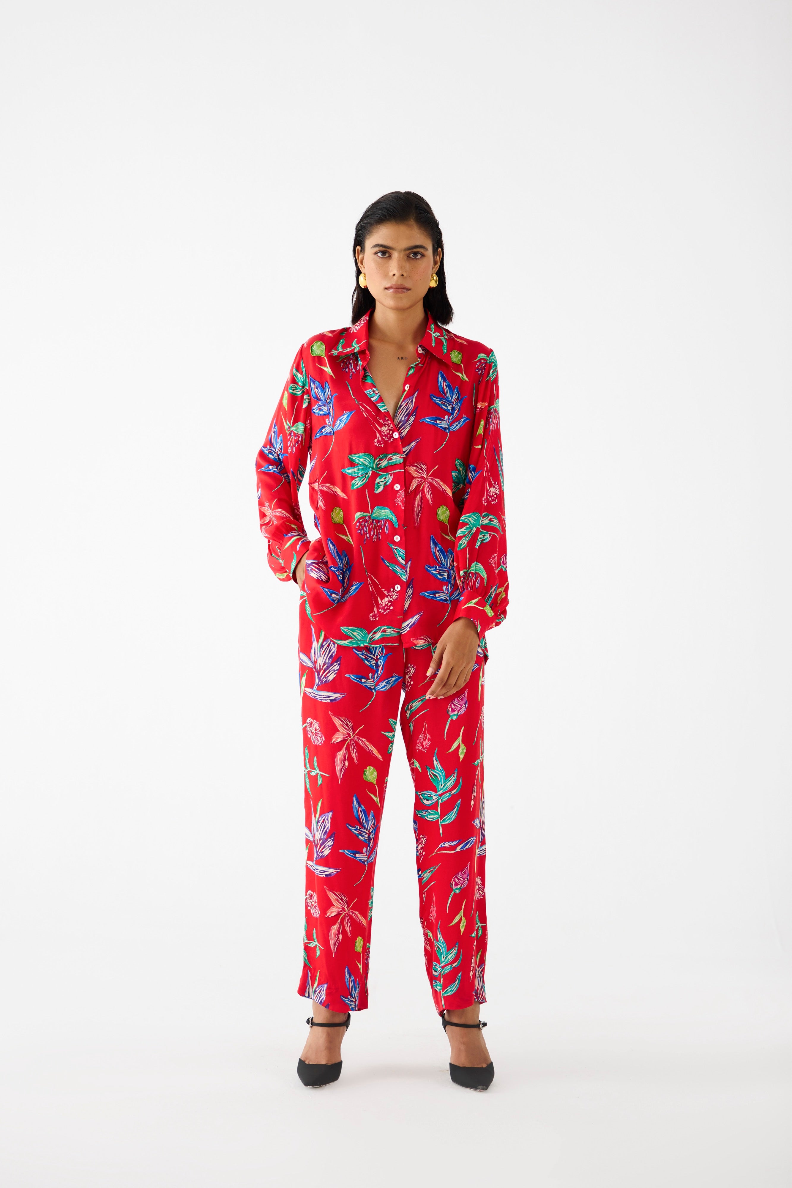 BOTANICA SHIRT AND TROUSERS CO-ORD