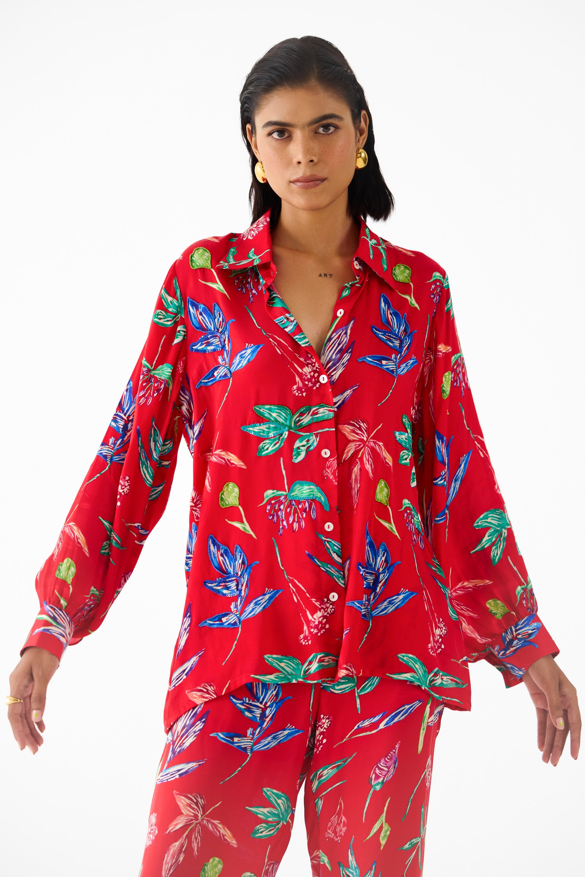 BOTANICA SHIRT AND TROUSERS CO-ORD