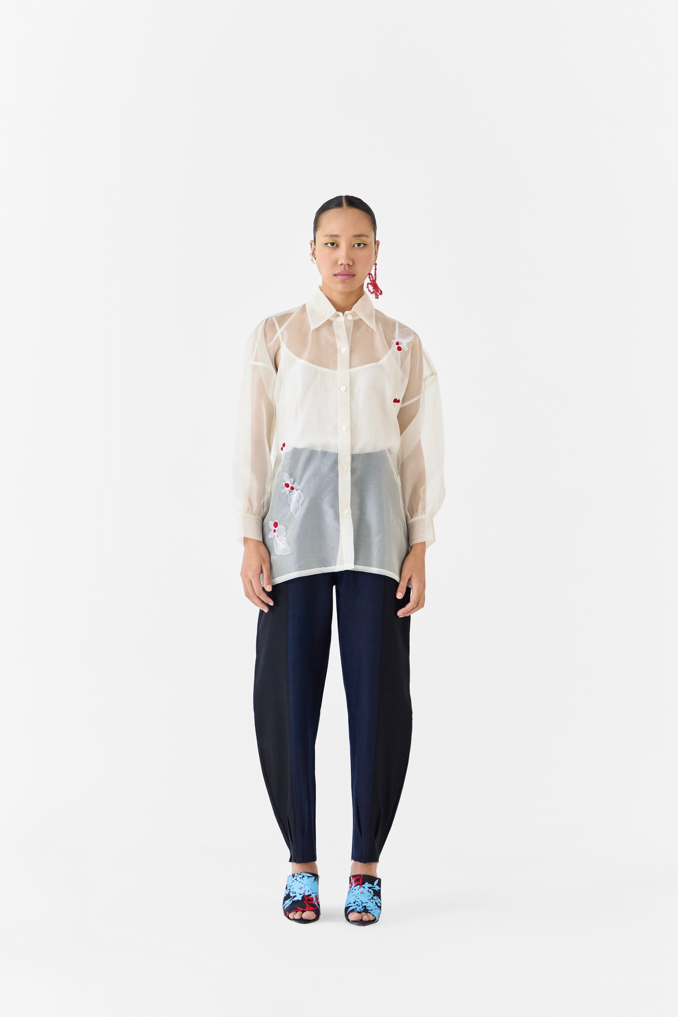 KOI ORGANZA SHIRT