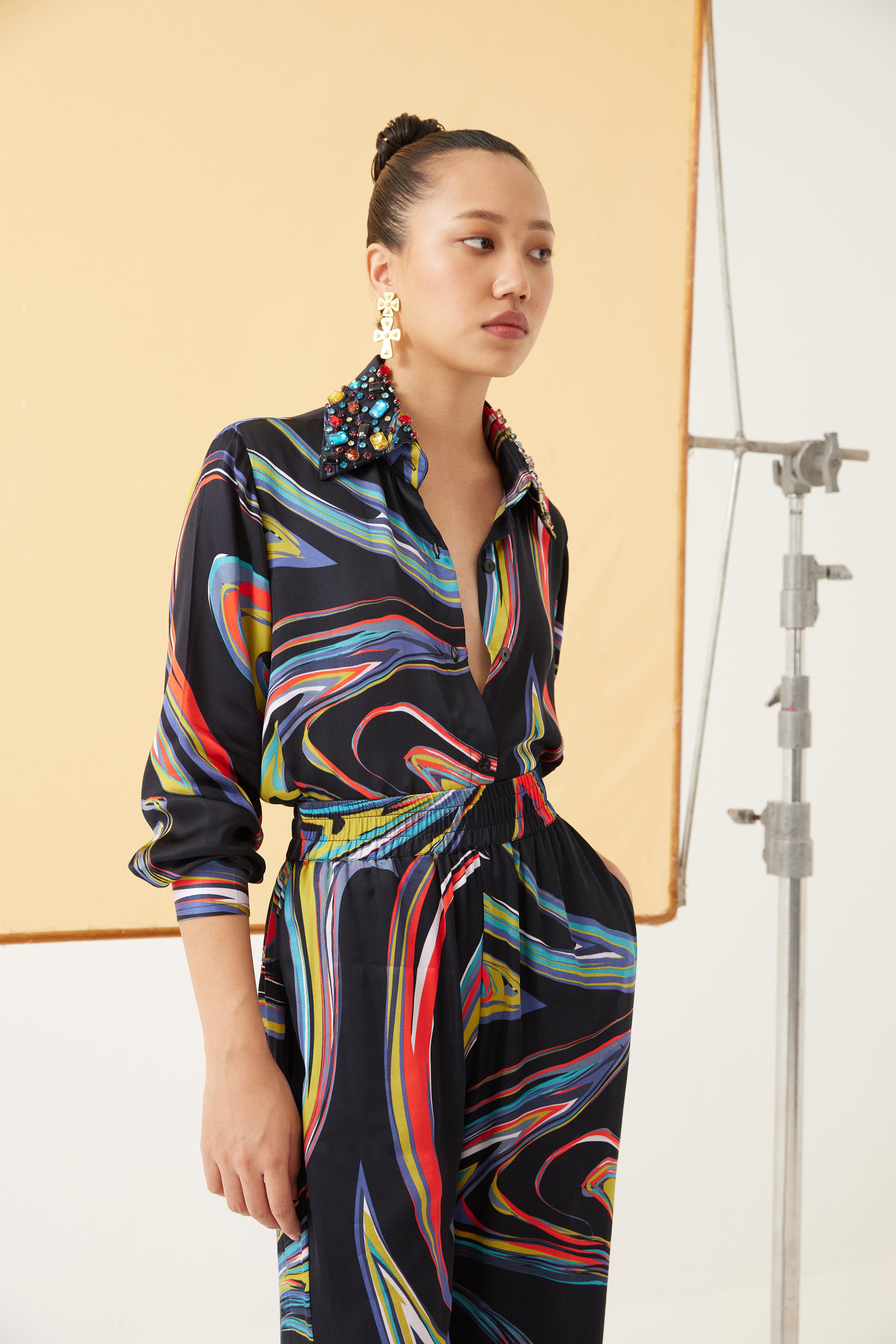 Galaxy Shirt Trousers Co ord